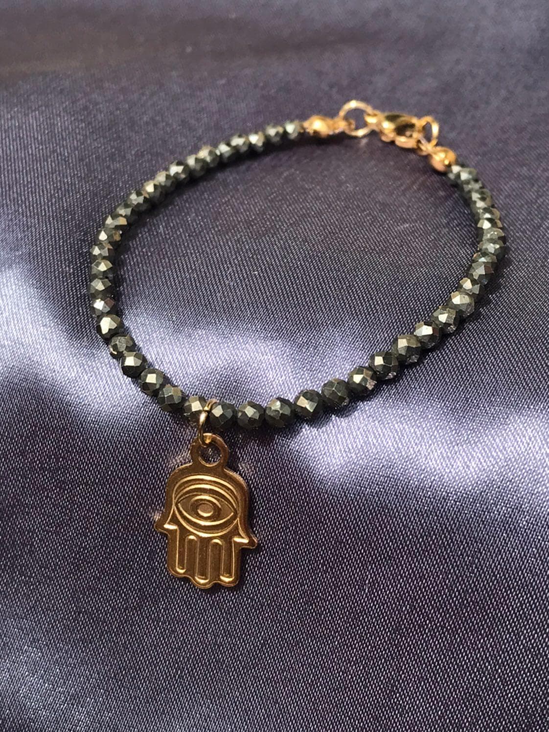 Brazalete abundancia - Pirita de hierro